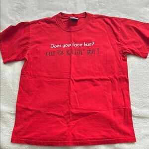 Steve & Barry's Red Graphic T-Shirt vintage